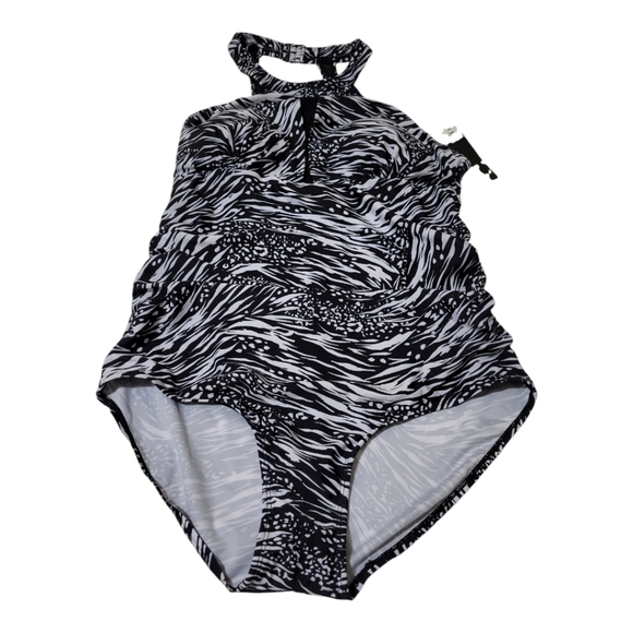 Simon Chang Swimwear One Piece Size 1X Tummy Control - Picture 1 of 8